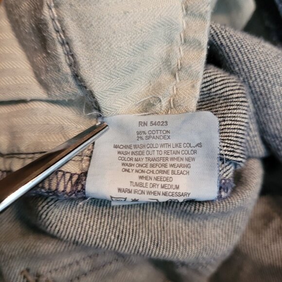 Vtg GAP Jeans Women 6 R Bowery Curvy Flare Low Rise Button Flap Dark Wash Y2K - Picture 6 of 12